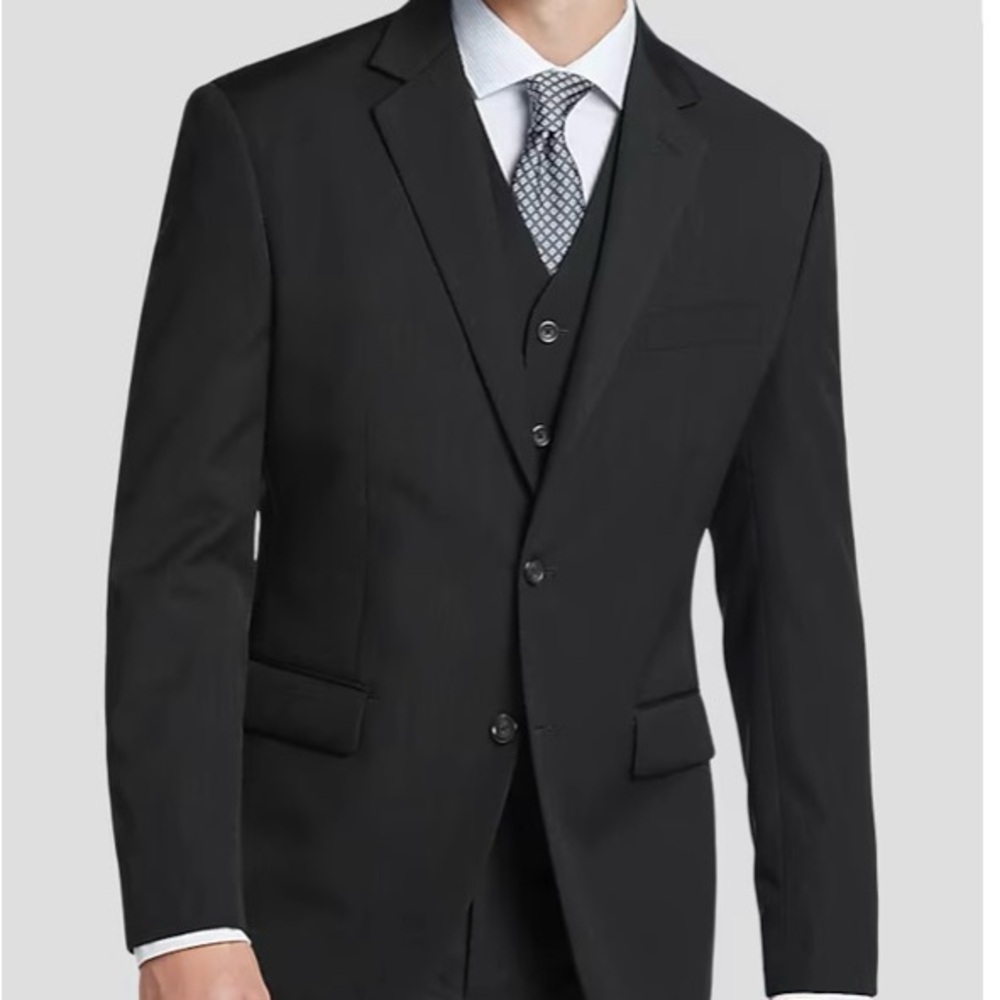 Pronto Uomo Platinum Charcoal Suit Jacket